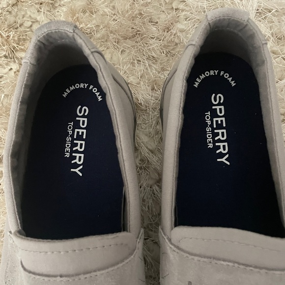 Sperry Top Sider men’s gray Mainsail Penny Slip-On Loafer Sneaker Size 11.5 NEW - Picture 5 of 9